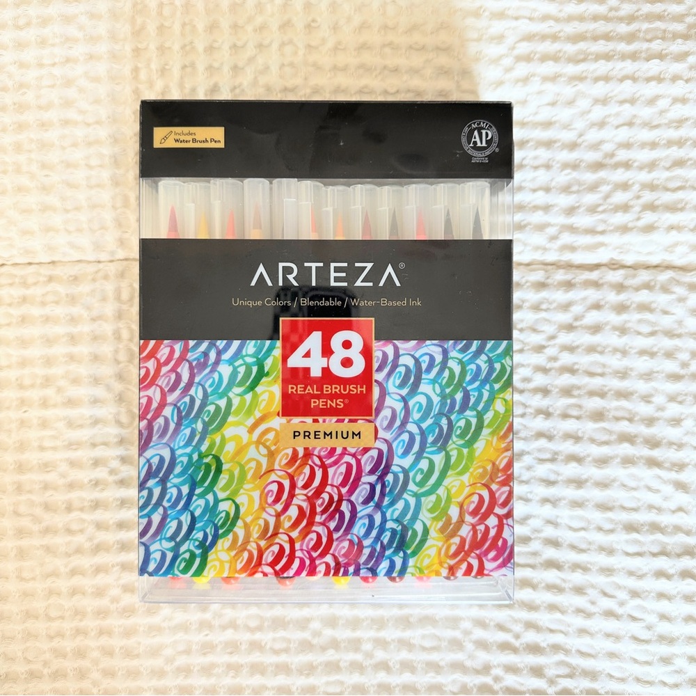 Arteza Real Brush Pens - 48 Colors